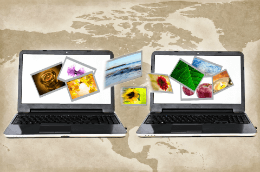 Laptops Bildertausch