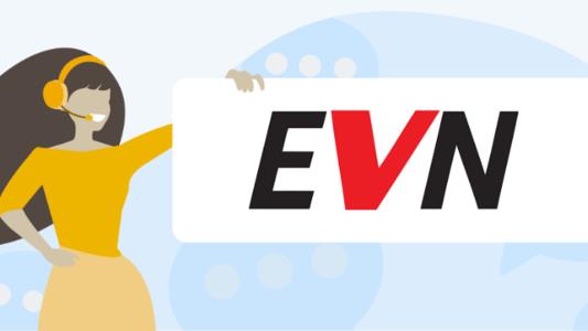 Frau, die mit EVN in Kontakt treten möchte