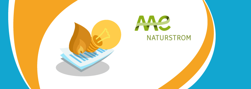 Anmelden von Strom bei AAE Naturstrom