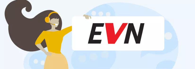 Frau, die mit EVN in Kontakt treten möchte
